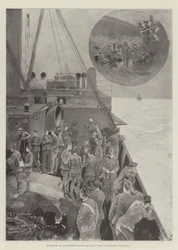 Abreise von Sir Redvers Buller und Stab aus Southampton, 14. Oktober